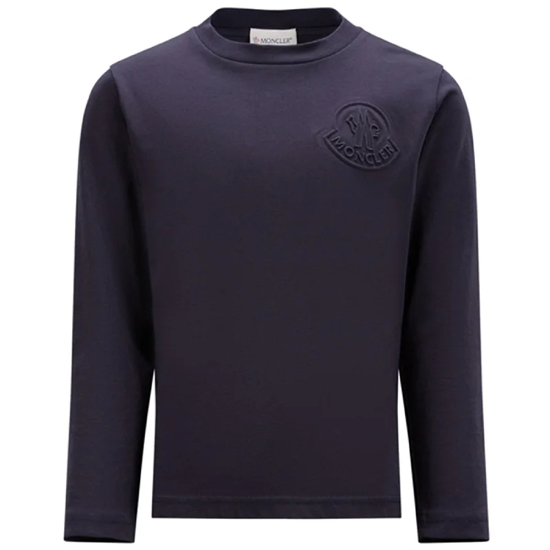 Leather-Paneled ShirtsMoncler Blouse Navy