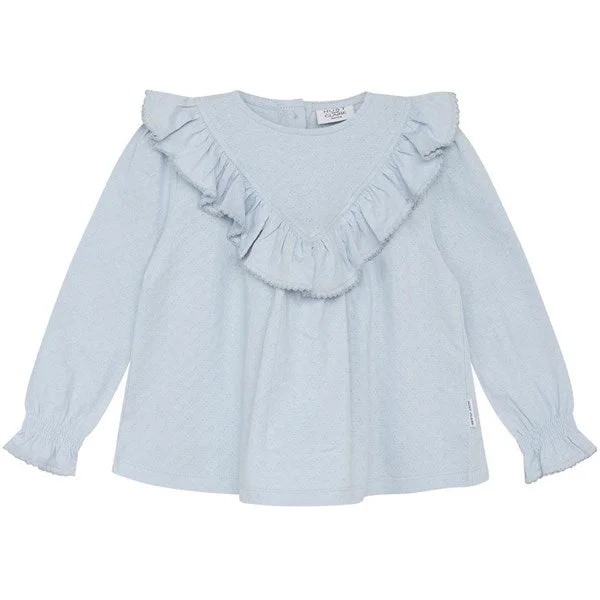 Statement ShirtsHust & Claire Mini Blue Flax Adelaida Blouse