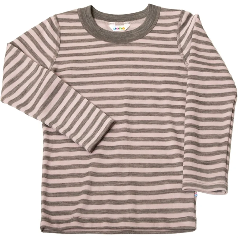 Cultural ShirtsJoha Wool Pink Stripe Blouse