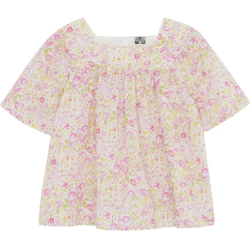 Zippered ShirtsBONTON Jolies Fleurs Elisha Blouse