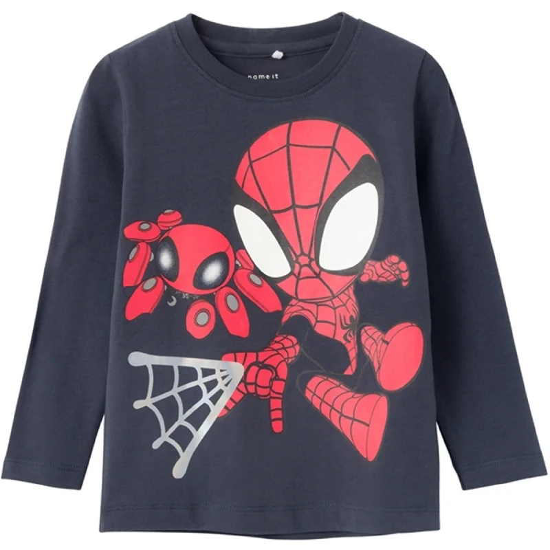 Button-Up ShirtsName it India Ink Domi Spidey Blouse