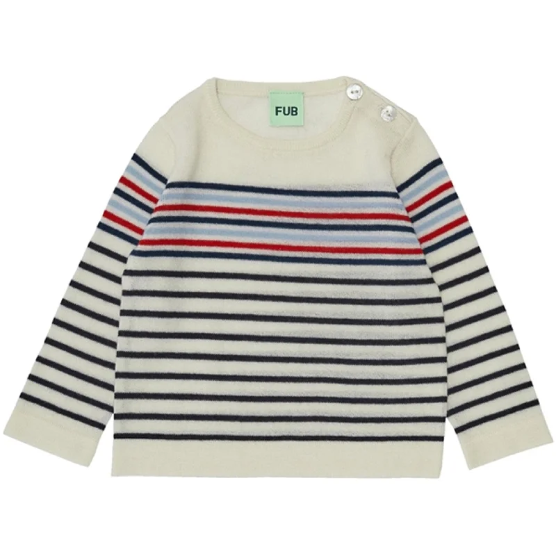 Branded ShirtsFUB Baby Multistripe Blouse Ecru/Dark Navy