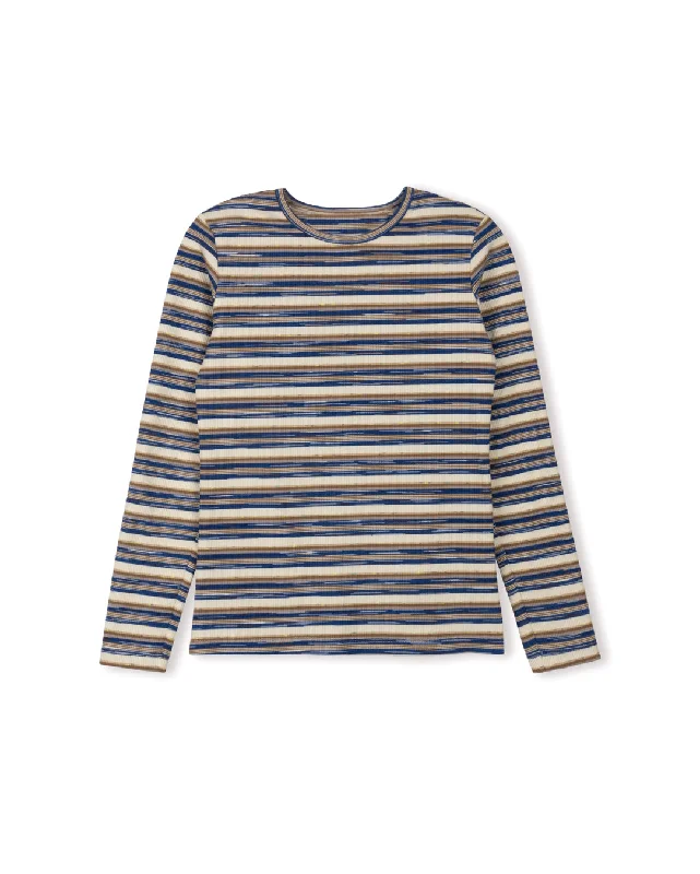 Organic Cotton T-ShirtsStriped And Strokes Tee