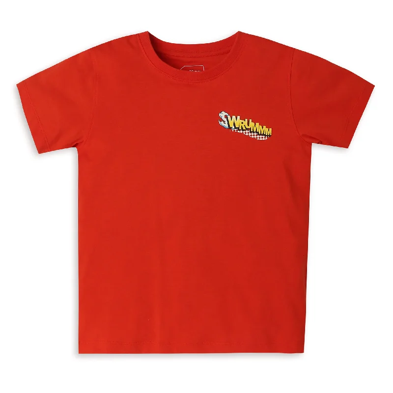 UV-Protection T-ShirtsBoys Regular Fit Printed T-Shirt