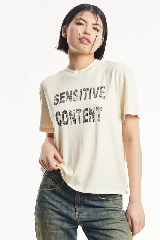 Longline T-ShirtsContent Slogan Tee