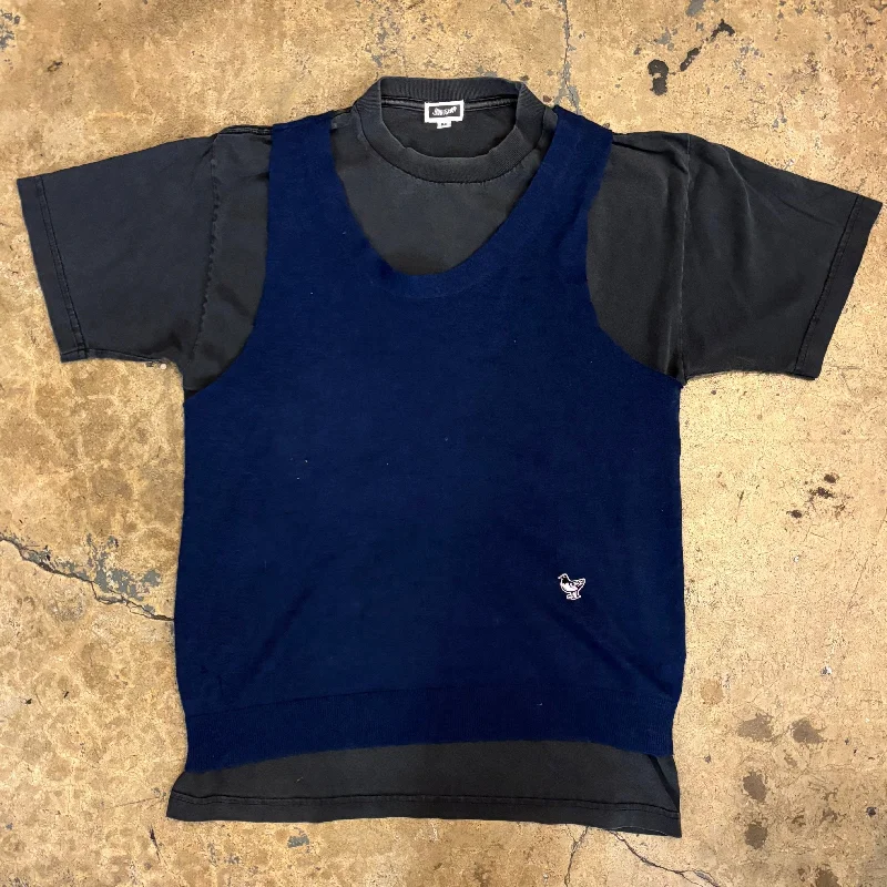 Scoop Neck T-ShirtsUSED SHIRT W/ CASHMERE OVERLAY