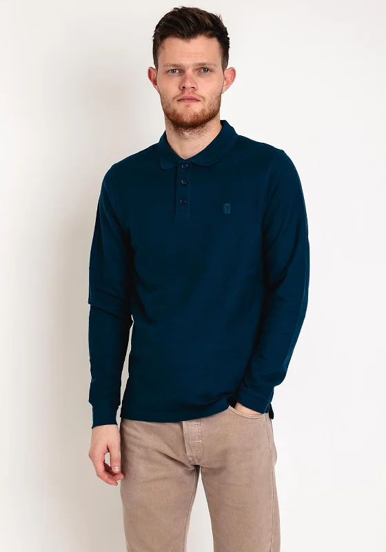 Collared polo shirtRemus Uomo Birdeye Polo Shirt, Petrol Blue