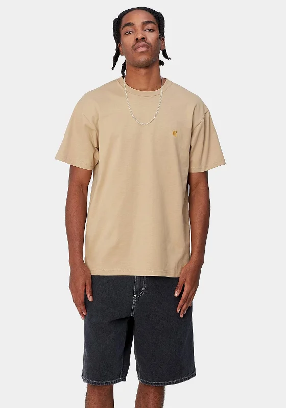 Carhartt WIP Chase Crew Neck T-Shirt, SableCrewneckunique