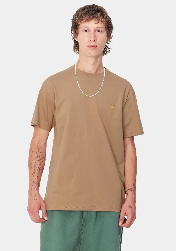 Carhartt WIP Chase Crew Neck T-Shirt, PeanutCrewneckexperience