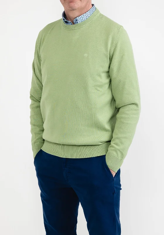 Andre Barna Crew Neck Sweater, SageCrewneckar