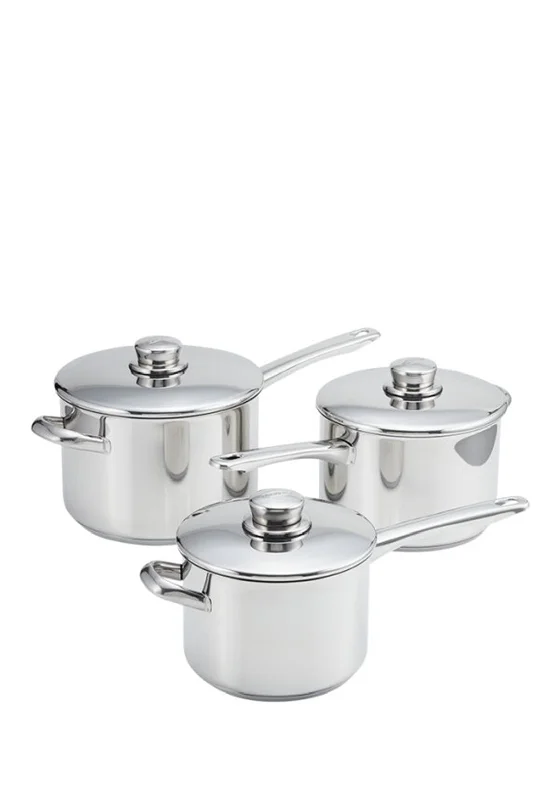 Stellar 8000 3 Piece Saucepan Set