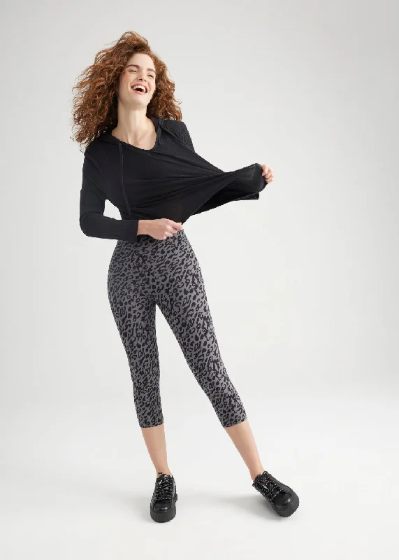 Talia Cropped Capri Shaping Legging - Cotton StretchCroptopcollar