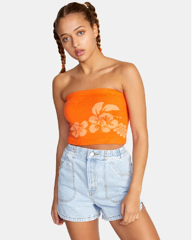 Motives Tube Top - MandarinHip-Hop Knit Tops