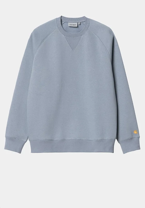 Carhartt WIP Chase Crew Neck Sweatshirt, MirrorCrewneckfabric