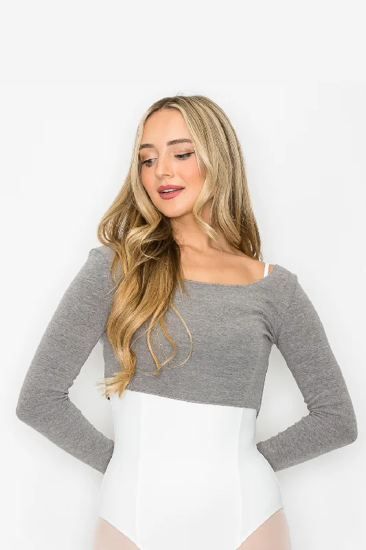 Aluvie "Chloe" Long Sleeve Crop SweaterCroptopnetwork