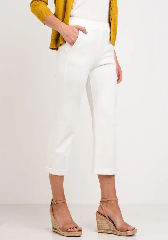 Naya Cropped Jersey Trousers, CreamCroptoppride