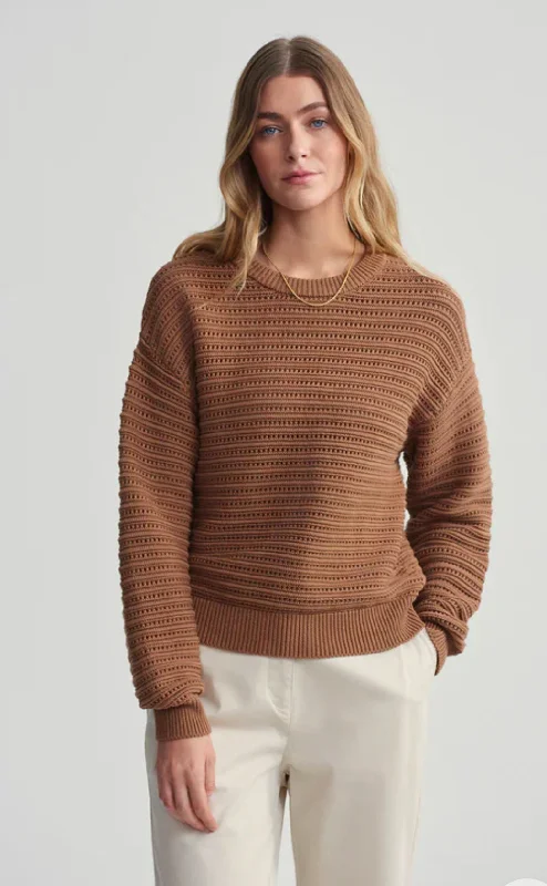 Jarvis Relaxed SweaterOff-Shoulder Knit Tops