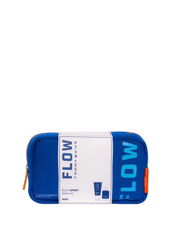 Flow by Tommy Bowe Bleu Sport Wash Bag 2 Piece Gift Set