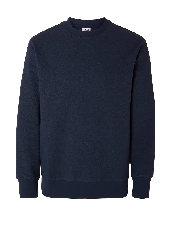 Selected Homme Adam Crew Neck Sweatshirt, Sky CaptainCrewnecklinen