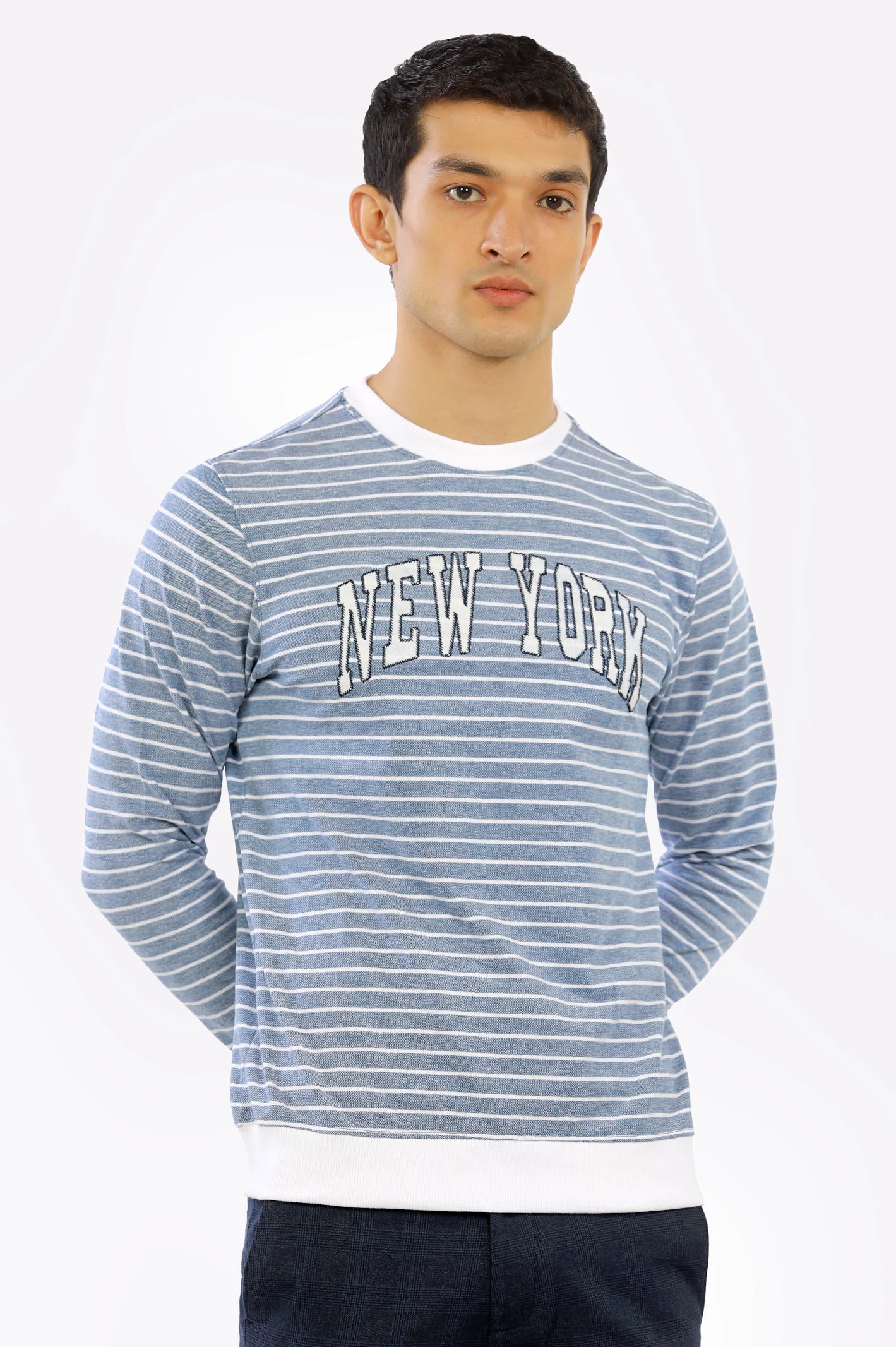 Printed Crew Neck SweatshirtCrewneckdevice