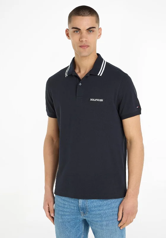 Lightweight polo shirtTommy Hilfiger Monotype Badge Polo Shirt, Desert Sky