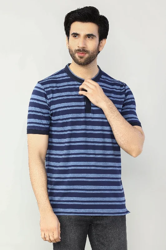 Striped Basic Crew Neck ShirtCrewneckstitch