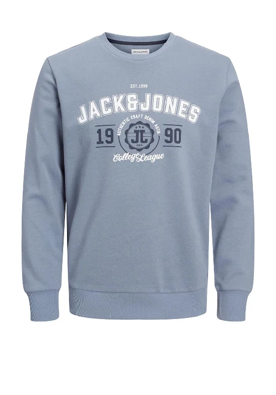 Jack & Jones Boy Andy Crew Neck Sweater, Flint StoneCrewneckcommunity