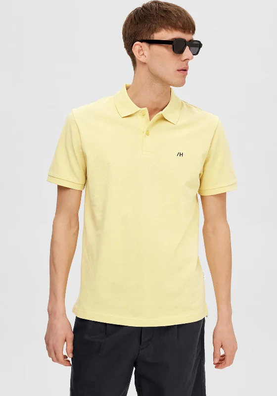 Logo polo shirtSelected Homme Dante Polo Shirt, Dusky Citron