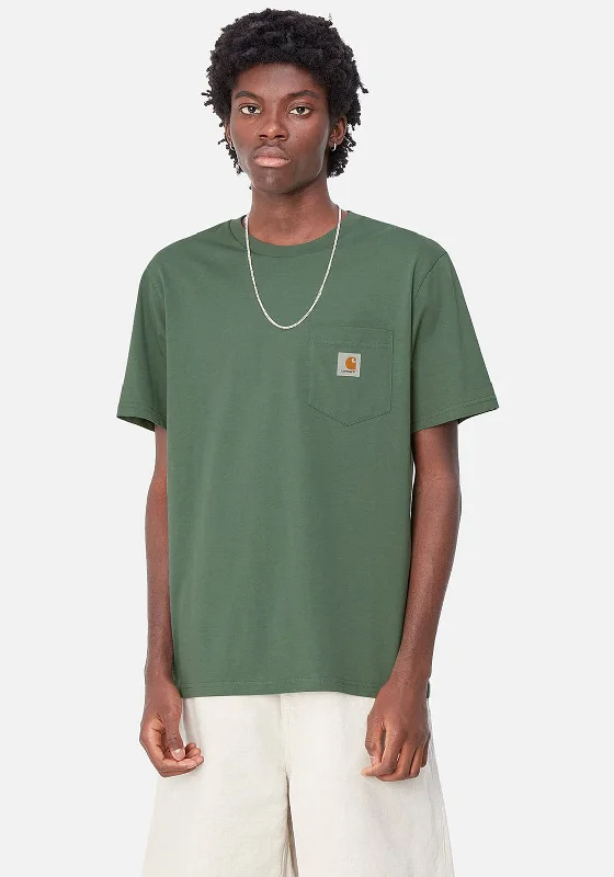 Carhartt WIP Pocket Crew Neck T-Shirt, Duck GreenCrewneckspirit