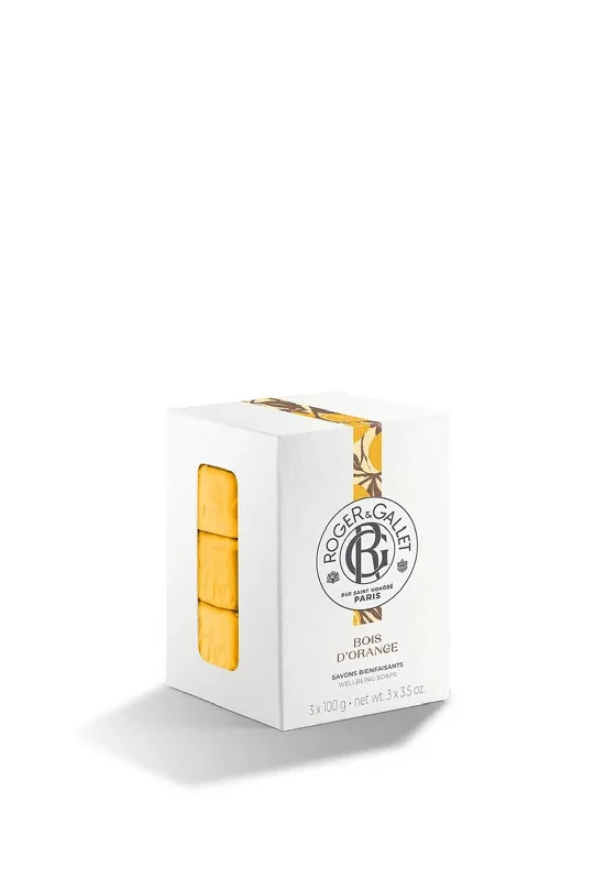 Roger & Gallet Bois D’Orange Wellbeing Soap Set