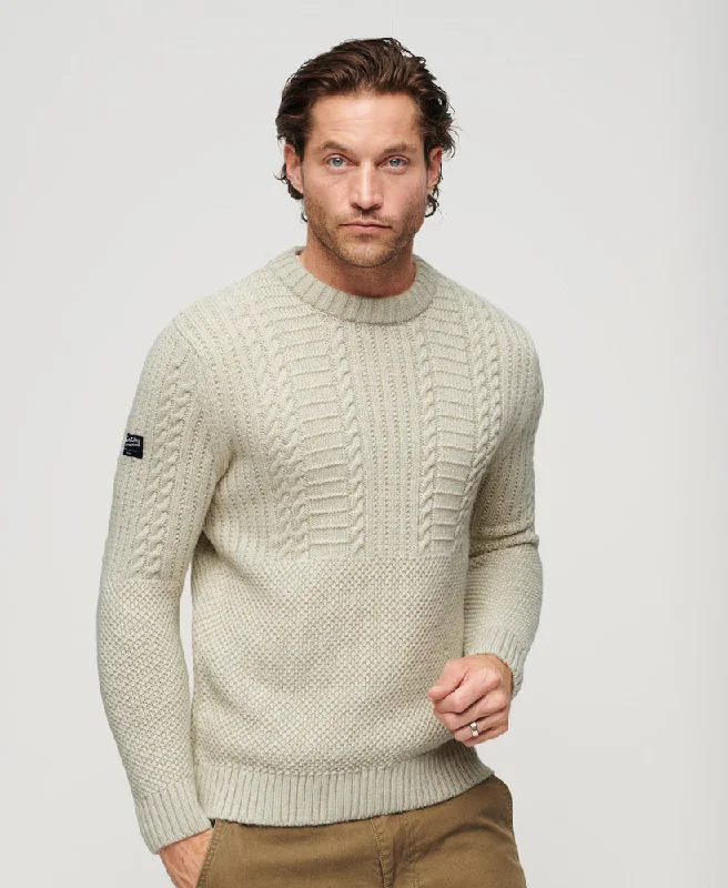 Jacob Crew Jumper | EcruCrewneckwear