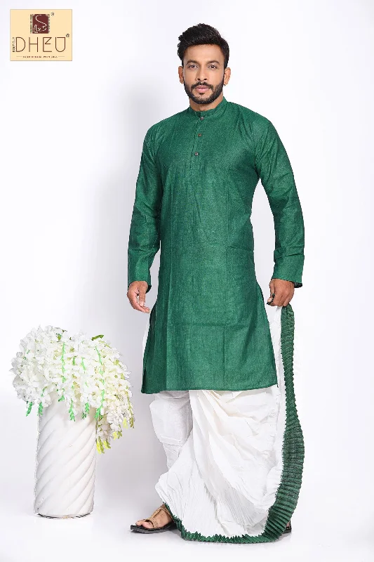 Man in Green 2- Dhoti Kurta Full Set