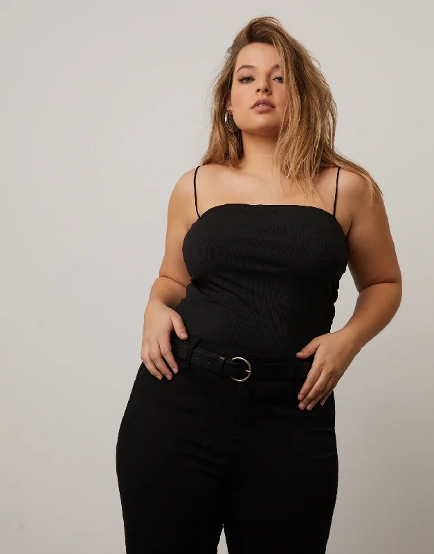 Plus Size Cropped Tank TopCroptopinnovation