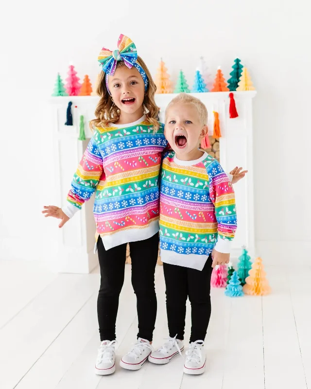 Merry And Bright Crew Neck SweatshirtCrewnecktrend