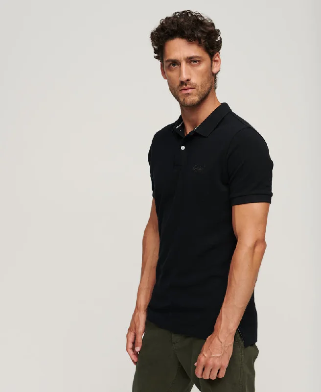 Padded polo shirtOrganic Cotton Classic Pique Polo Shirt | Black