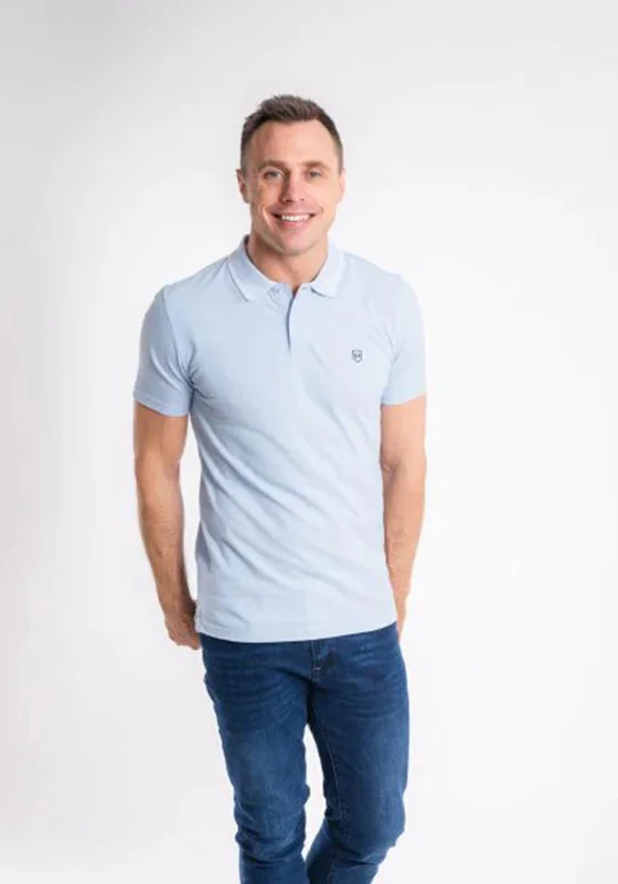 Kids’ polo shirtXV Kings by Tommy Bowe Nerang Polo Shirt, Sky Blue