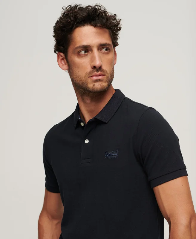 UV-protection polo shirtOrganic Cotton Classic Pique Polo Shirt | Eclipse Navy