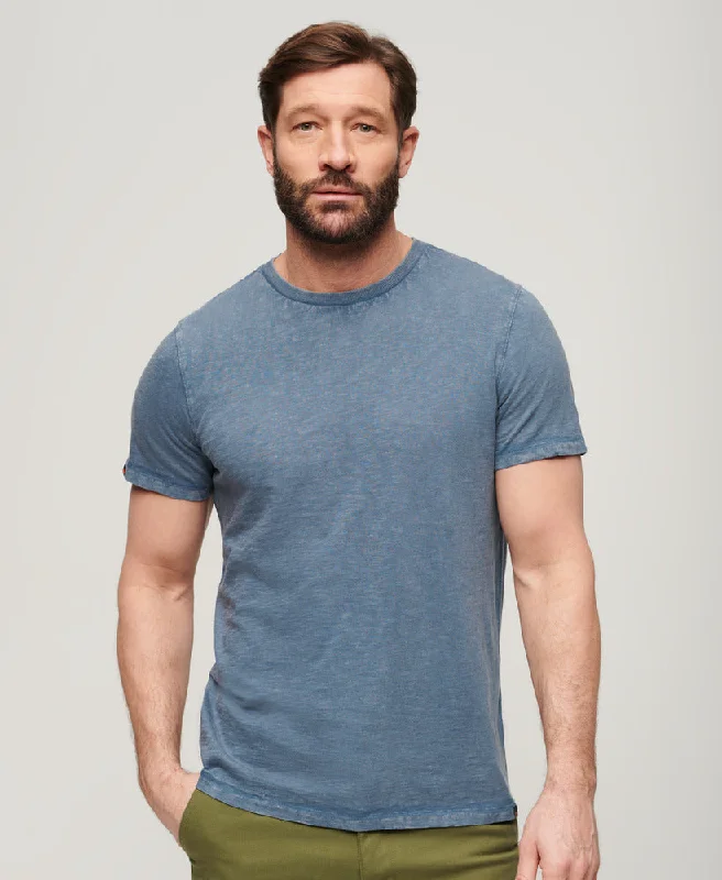 Crew Neck Slub Ss T-Shirt | Dry Slate BlueCrewneckcrypto