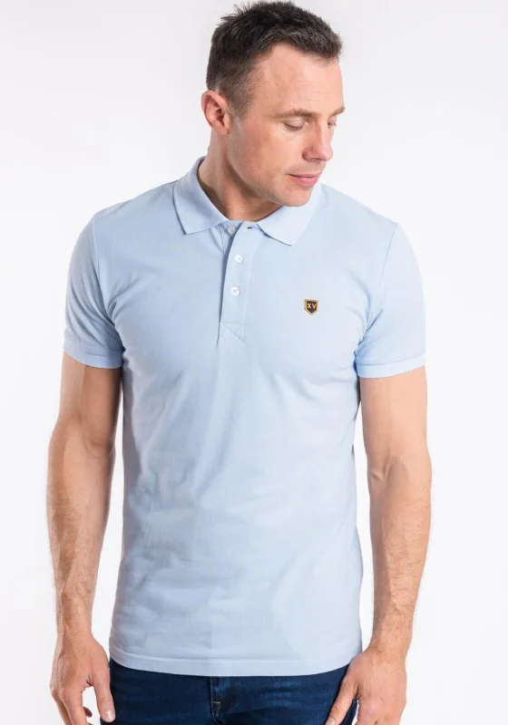 Maternity polo shirtXV Kings by Tommy Bowe Gordon Polo Shirt, Washed Blue