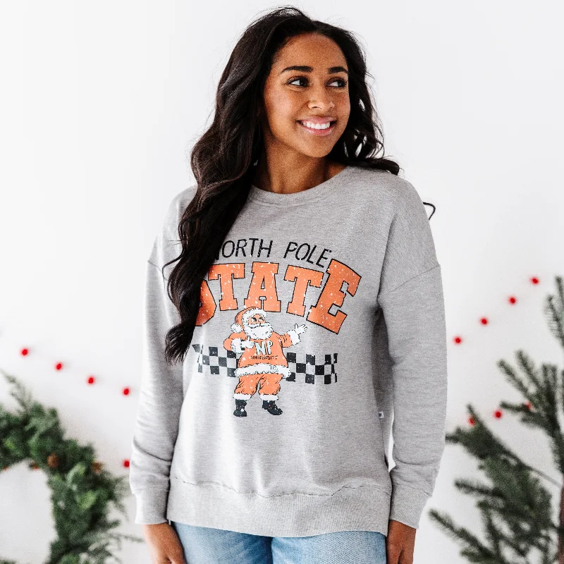 North Pole State Women's Crew Neck Sweatshirt- FINAL SALECrewneckseam