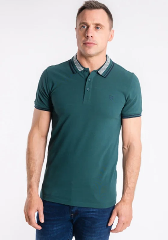 Travel polo shirtXV Kings by Tommy Bowe Balmain Polo Shirt, Forest Mix