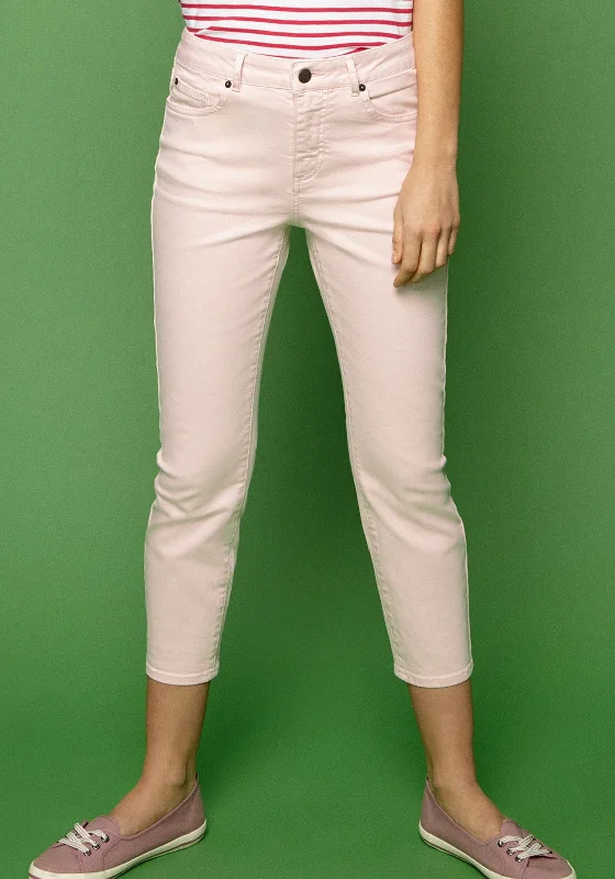 White Stuff Ash Straight Cropped Jeans, Pale PinkCroptoptraditions