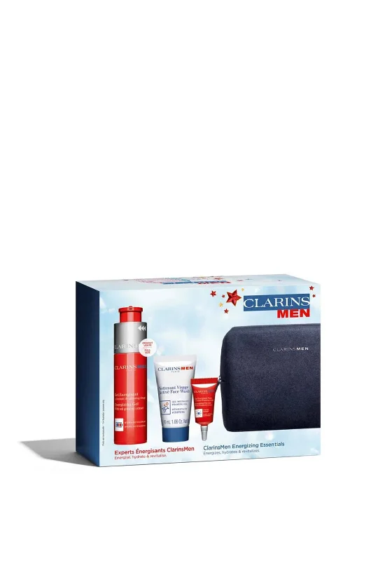 Clarins Mens Energizing Essentials Skincare Giftset