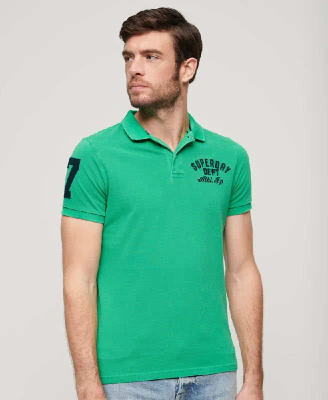 Sleeveless polo shirtApplique Classic Fit Polo | Retro Green