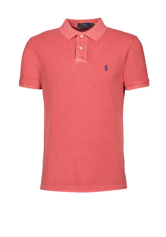 Sustainable polo shirtRalph Lauren Classic Slim Fit Knit Polo Shirt, Starboard Red