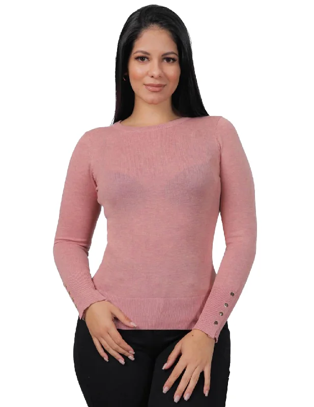 JL235384, Angelus  Ladies L/Sleeve  Sweater S/M-L/XLRecycled Fabric Knit Tops