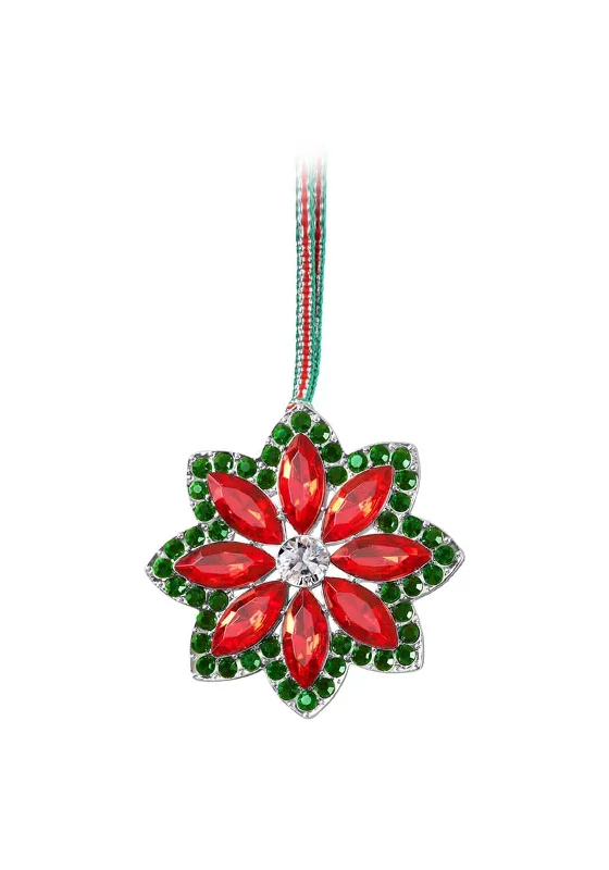 Newbridge Poinsettia Flower Hanging Decoration