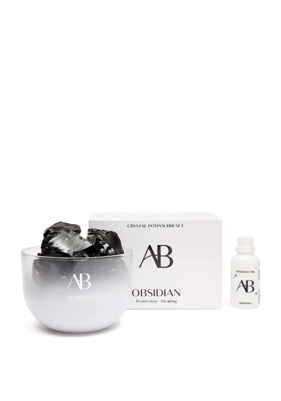 Aromabotanical Obsidian Crystal Potpourri Set