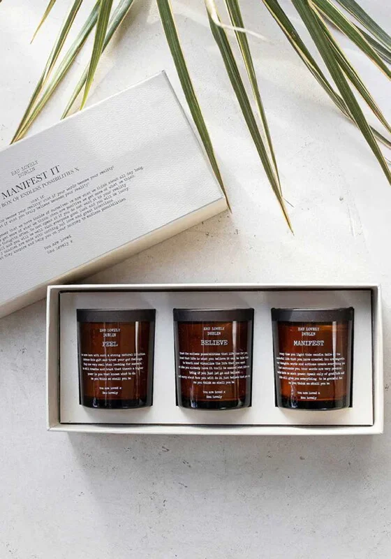 Eau Lovely Dublin Manifest It Candle Set