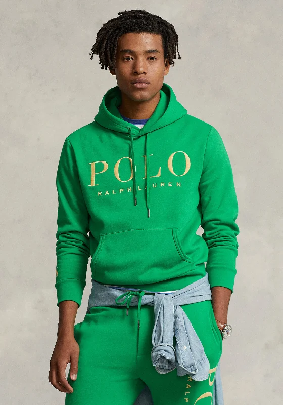 Mandarin collar polo shirtRalph Lauren Polo Classic Logo Embroidered Hoodie, Green